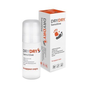 Дезодорант для тела Dry Dry Средство "Dry Dry Sensitive" от обильного потовыделения для чувствительной кожи (MPL192077)