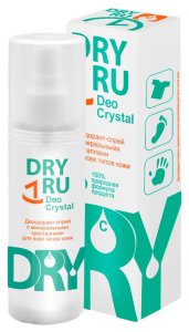 Дезодоранты DRY RU Дезодорант-спрей с минеральными кристаллами для всех типов кожи Deo Crystal (MPL192093)