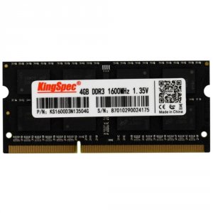 Оперативная память KingSpec DDR3L SO-DIMM PC3-12800 1600MHz 4Gb (KS1600D3N13504G)