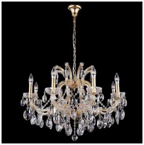 Люстра Crystal Lux Hollywood SP8 Gold Прозрачная Золото (HOLLYWOOD SP8 GOLD)