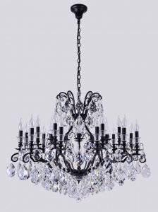 Люстра Crystal Lux Magnifico SP19 Black Transparent Прозрачная Черная (MAGNIFICO SP19 BLACK/TRANSPARENT)
