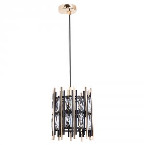 Подвесной светильник Arte Lamp Alruba A1043SP-1BK Прозрачный Черный