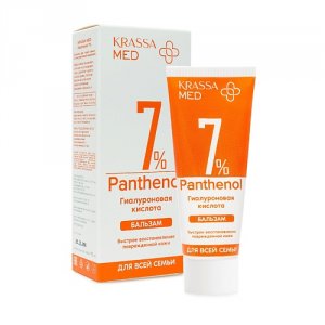 Уход за кожей для детей KRASSA MED Бальзам PANTHENOL 7% с Гиалуроновой Кислотой для всей семьи (MPL230724)