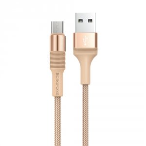 Usb-кабель Borofone BX21 Outstanding, USB/micro-USB, 2,4 A, золотистый (УТ000021821)