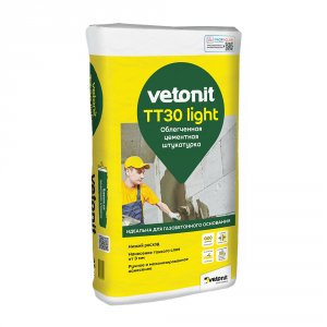 Цементная облегченная штукатурка VETONIT TT30 light (1021519)