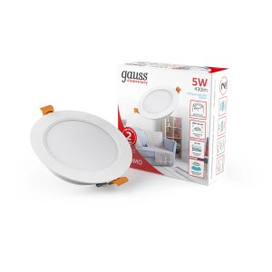 Светильник Gauss Elementary Downlight (9100420205)