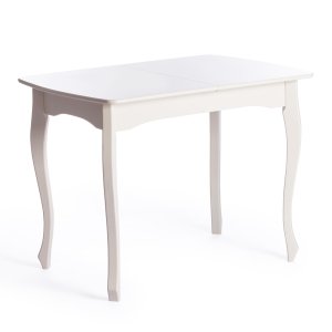 Стол TetChair Стол CATERINA PROVENCE бук, мдф, 100+30x70x75 см, Ivory white (19129)