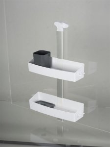 Душевая полка NAVAKO Crafty White/Anthracite (10072)