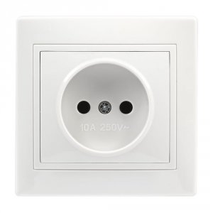 Одноместная розетка Smartbuy Венера (SBE-01w-10-S1-N)