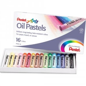 Пастель масляная Pentel oil Pastels 16 шт. (610054)