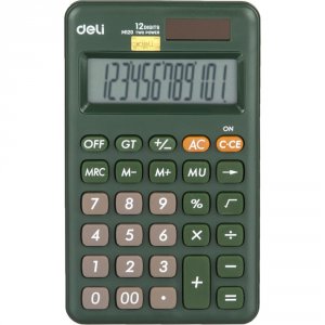 Настольный компактный калькулятор DELI em120 (1552691)