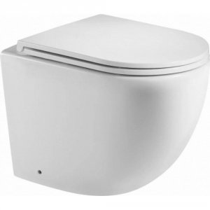 Безободковый приставной унитаз Teymi Lina HD T40104 (ЦБ-00265406)