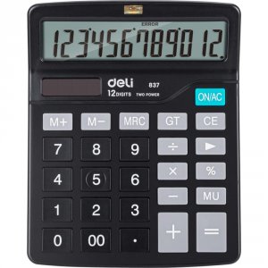 Настольный компактный калькулятор DELI Калькулятор, DELI calculator E837 (1552681)