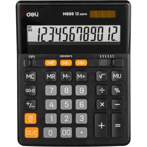 Настольный полноразмерный калькулятор DELI EM888 (1407149)