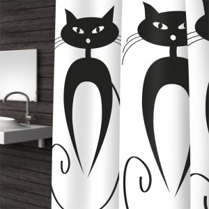 Шторка в ванную комнату Bacchetta Cats (4078)