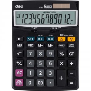 Настольный полноразмерный калькулятор DELI e1630 (1552695)