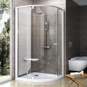 Душевой уголок Ravak Pivot PSKK3 90x90 37677101Z1 профиль Белый стекло Transparent