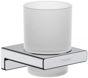 Стакан с держателем Hansgrohe AddStoris хром (41749000) (91268)