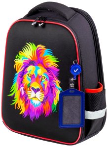 Ранец BRAUBERG FIT ''Colorful lion'' (270618)