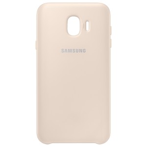 Чехол для Samsung Galaxy J4 (2018) Samsung Samsung Dual Layer Cover д/Samsung Galaxy J4 (2018), Gold (EF-PJ400CFEGRU)
