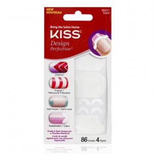 Дизайн ногтей Kiss Трафареты Design Perfection Tip Guide (6495)