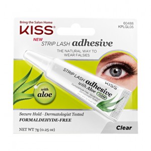 Клей для ресниц Kiss Strip Lash Adhesive Clear (Объем 7 г) (6495)