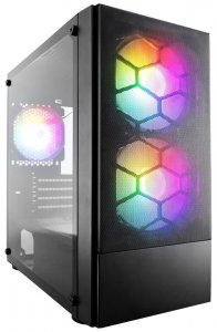Корпус 1stPlayer FIREBASE X4-M (X4-M-BK-2F1P-1F1)