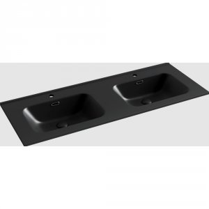 Накладной умывальник Ceramica Nova Element 121 CN7004MB двойная Черная матовая