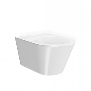 Унитаз KERAMA MARAZZI Plaza Modern PLMR.wc.02 подвесной Белый глянцевый без сиденья