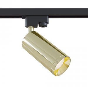 Трековый светильник Maytoni Single phase track system Focus TR004-1-GU10-G Золото