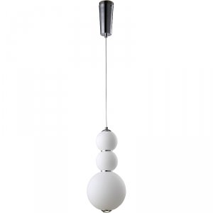 Потолочный светильник Crystal Lux Desi SP3 Chrome White Белый Хром (DESI SP3 CHROME/WHITE)