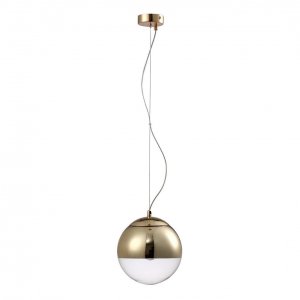 Подвесной светильник Crystal Lux Helado SP1 D200 Gold Прозрачный Золото (HELADO SP1 D200 GOLD)