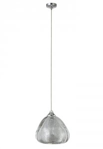 Подвесной светильник Crystal Lux Verano SP1 Silver Прозрачный Серебро (VERANO SP1 SILVER)