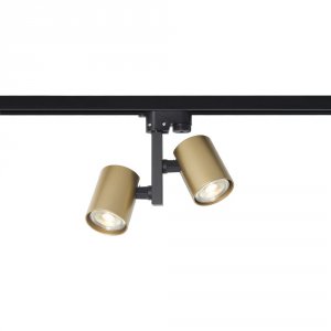 Трековый светильник Crystal Lux CLT 0.31 001 60C2 BL-GO Черный Золото