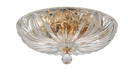 Потолочный светильник Crystal Lux Denis D400 Gold Прозрачный Золото (DENIS D400 GOLD)