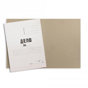 Немелованная папка-обложка Attache Дело, 440г/м2, немелованная (1184608)