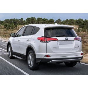 Пороги на автомобиль для Toyota RAV4 CA40 2012-2019 г.в. Rival Bmw-Style (D173AL.5705.1)