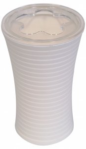 Стаканчик для зубной щетки Ridder Tower 22200201 Белый