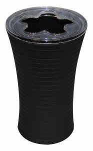 Стаканчик для зубной щетки Ridder Tower 22200210 Черный