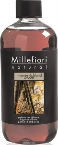 Диффузор Millefiori Milano Сменный блок Incense & Blond Woods (Объем Рефилл 250 мл) (7REMIW)