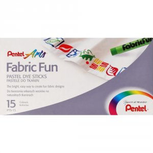 Пастель для ткани Pentel FabricFun Pastels 15 цв. PTS2-15 (586255)
