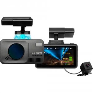 Видеорегистратор с радар-детектором TrendVision DriveCam Real 4K Signature 2CH (TVDCR4K2C)