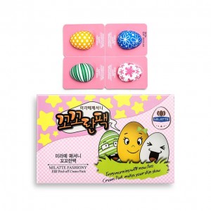 Набор пилинговых крем-масок 4 шт MILATTE Набор Fashiony Egg Peel-Off Cream Pack (8863)