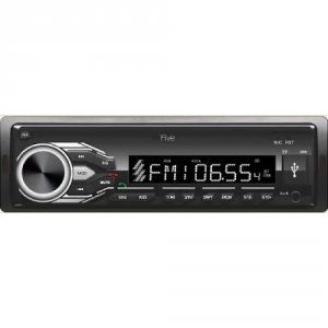 Автомагнитола Five (1din/белая/Bluetooth/USB/AUX/SD/FM/4*50) F22W (FIVE F22W)