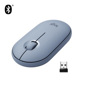 Мышь беспроводная Logitech M350 голубой