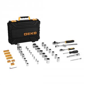 Набор инструмента для авто Deko для автомобиля, 72 предмета, в чемодане (065-0734)