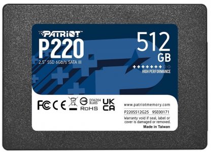 Твердотельный накопитель Patriot Memory P220S512G25