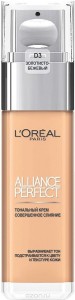 Тональная основа L'Oreal Paris Alliance Perfect Совершенное слияние D3 (Цвет D3 Светло-бежевый золотистый variant_hex_name F9C094) (A8197600)