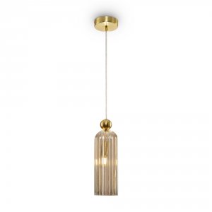 Подвесной светильник Maytoni Modern Antic MOD302PL-01CG Коньячный Золото