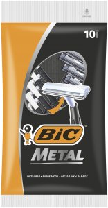 Средства для бритья BIC Одноразовые бритвы мужские 1 лезвие BIC Metal (MPL191462)